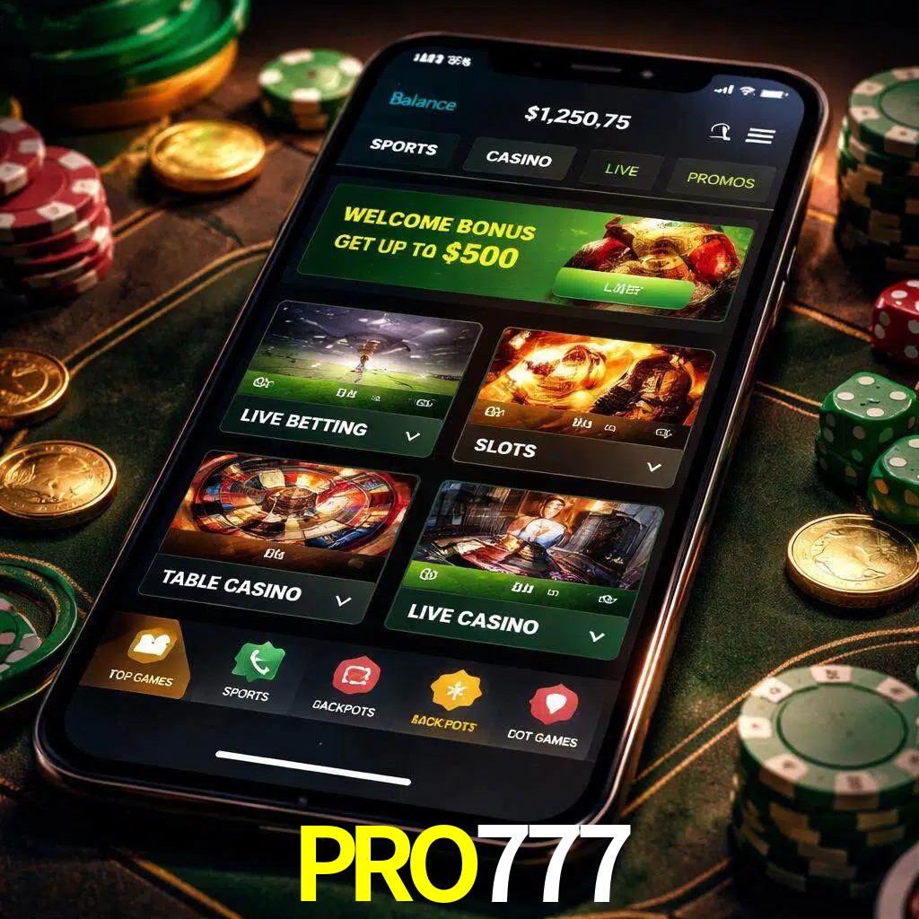 Diseño de juegos móviles PRO777 para usuarios en México